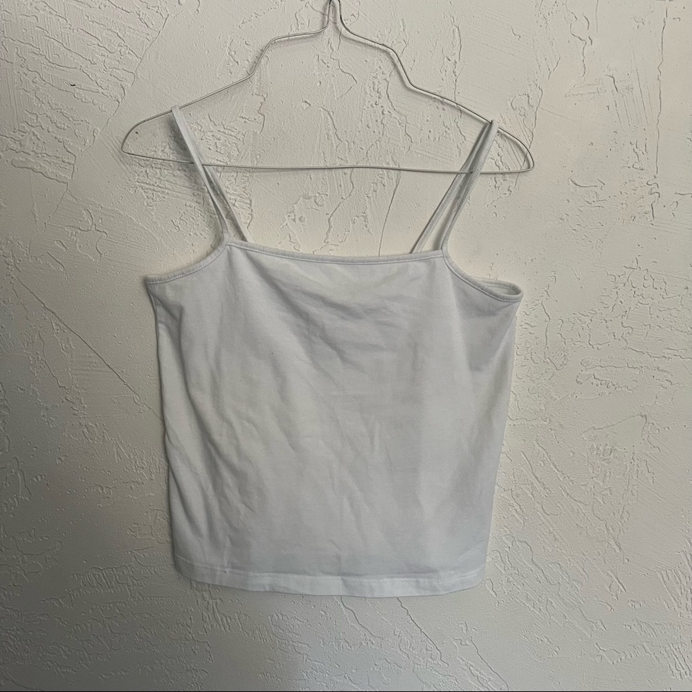 Cropped White Cami Tank Top Wild Fable
